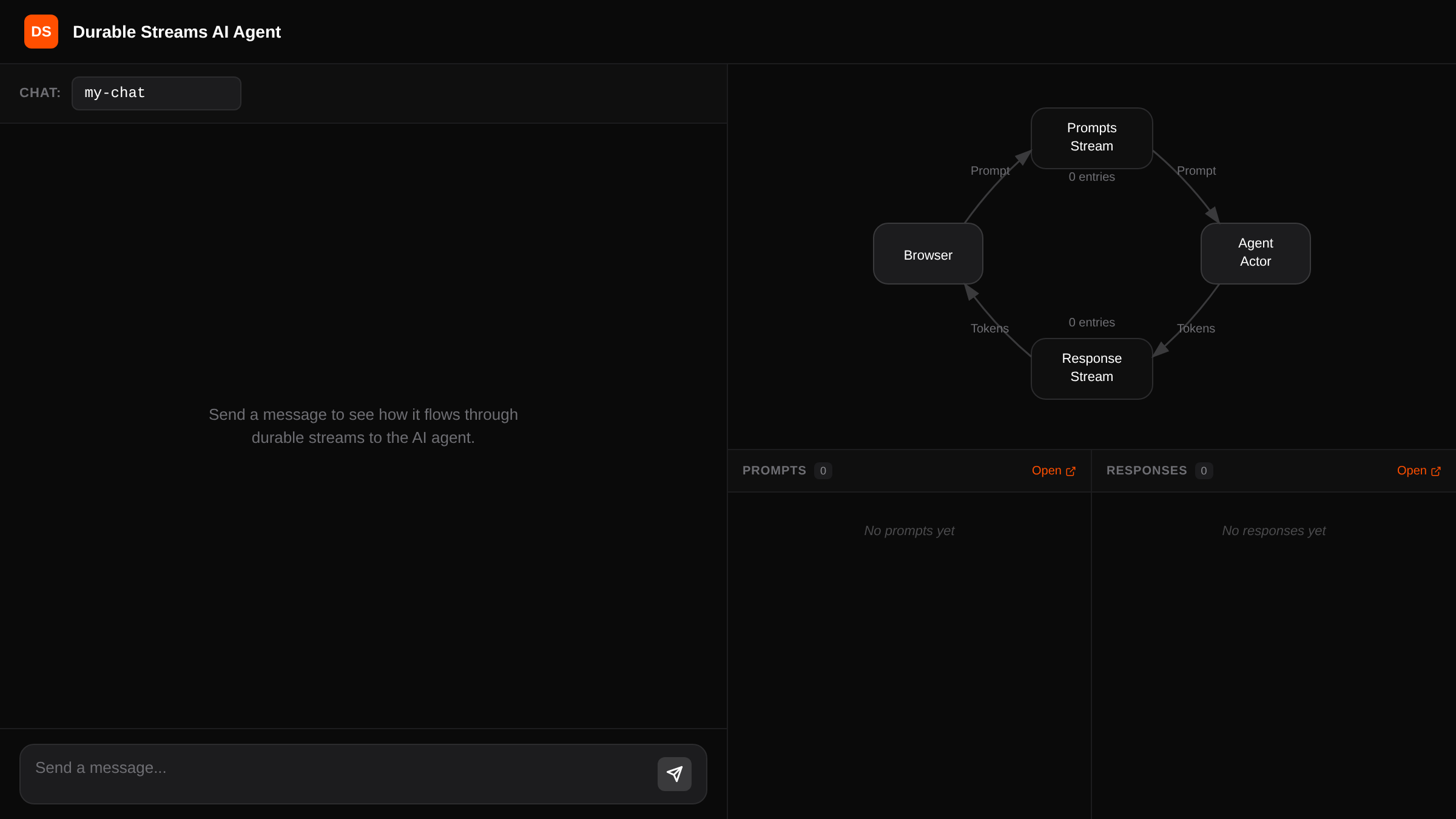 AI Agent with Durable Streams (Experimental)